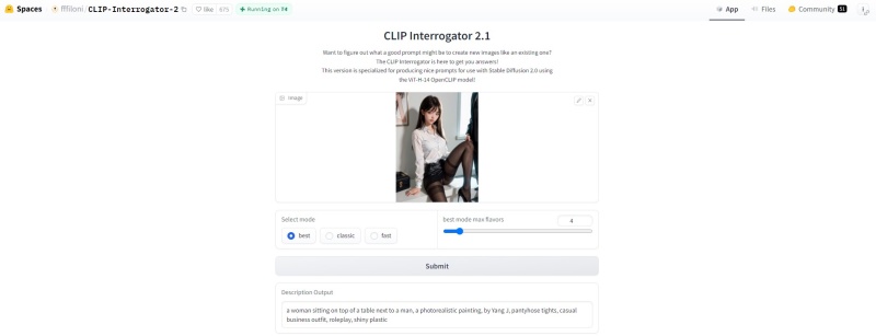給圖片就能反推提示詞 CLIP Interrogator 上傳繪圖照片反推提示詞
