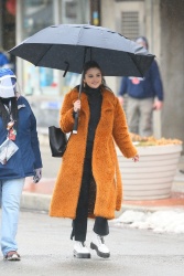 Selena Gomez - takes a quick break while filming 'Only Murders In The Building' in Queens, New York | 02/23/2021