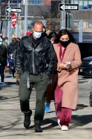 Christopher Meloni & Mariska Hargitay - On the set of 'Law and Order - Organized Crime' in Queens, New York 02/26/2021