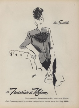 US Vogue September 1, 1944 : Selene Mahri by John Rawlings | Page 2 ...