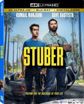 Stuber - Autista d'assalto (2019) .mkv UHD VU 2160p HEVC HDR TrueHD 7,1 ENG DTS 5.1 iTA AC3 5.1 ENG