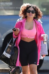 Vanessa Hudgens - Heading to a gym in Los Angeles June 25, 2021