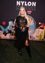 Alabama Barker - attends Nylon House event during Coachella Music and Arts Festival, Thermal CA - April 12, 2024