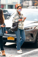 Katie Holmes - Out in New York with her daughter 12/13/2020