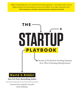 The Startup Playbook Secrets of the Fastest Growing Startups from 42 Founders