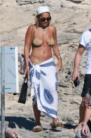 Rita Ora - relaxing in a bikini while on vacation in Ibiza, Spain | 08/06/2020