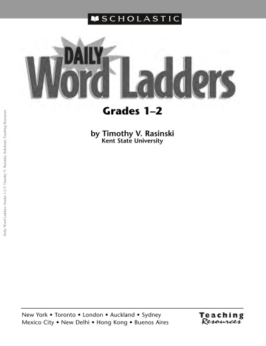 daily word ladders grades 1 2