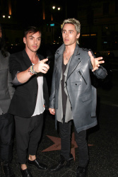 Jared Leto & Shannon Leto - Out at night on September 12, 2010