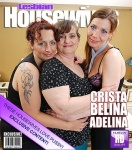 Mature Adelina (44), Belina (37), Crista (62) - 3 mature lesbians sharing their pussies  Mature.nl