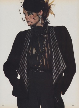 US Vogue October 1983 : Brooke Shields by Denis Piel | the Fashion Spot