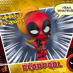 DeadPool Cosbaby - Lady Dead Pool & Kid Pool & Dog Pool (3 pieces set) (Hot Toys) LNgtQoGt_t