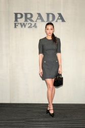 Lily Chee - attends Prada fashion show during Milan Fashion Week - Milan, Italy - February 22, 2024