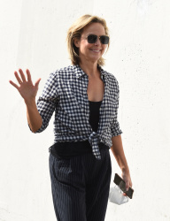 Melora Hardin - Arriving at the DWTS studio in Los Angeles, October 6, 2021