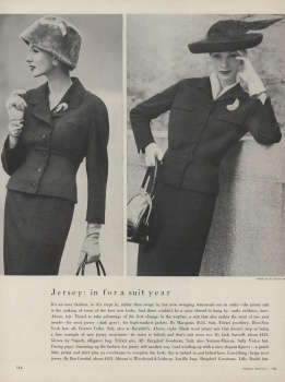 US Vogue August 1, 1956 : Margo Moore by Richard Rutledge | Page 2 ...