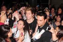 5 Seconds of Summer - At the Airport on January 10, 2014