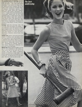 US Vogue January 1976 : Patti Hansen by Arthur Elgort | the Fashion Spot