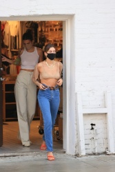 Kendall Jenner and Hailey Bieber