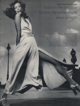 US Vogue October 1973 : Lauren Hutton by Richard Avedon | the Fashion Spot