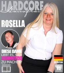 Mature - Rosella (EU) (45) - Deutsche kurvige Dame fickt und saugt  Mature.nl