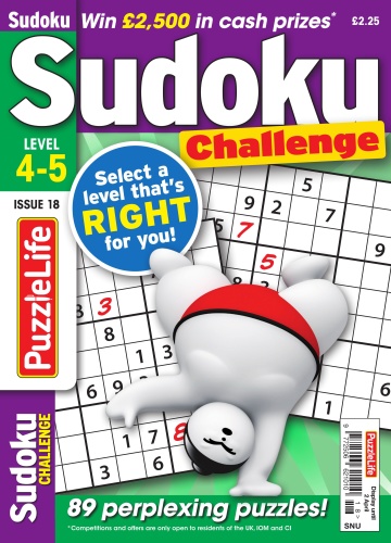 PuzzleLife Sudoku Challenge - Issue 18 - March (2020)