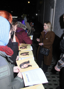 Jenna Coleman - sign autographs - Harold Pinter Theatre, London, England - January 20, 2023