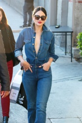 Eiza Gonzalez - Arriving at Jimmy Kimmel Live Studios in Los Angeles March 11, 2020