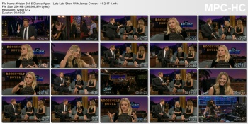 Kristen Bell & Dianna Agron - Late Late Show with James Corden - 11-2-17