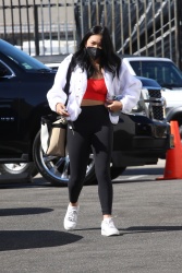 Sunisa Lee - Is seen at the DWTS dances studio in Los Angeles, October 10, 2021