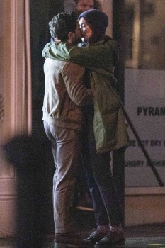 Kit Harington & Gemma Chan - passionately kiss as they shoot scenes for new Marvel movie 'Eternals' in London, January 18, 2020