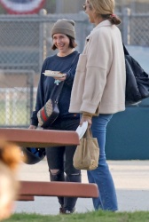 Jennifer Love Hewitt - All smiles at the end of a family day at the park, Los Angeles CA - April 25, 2024