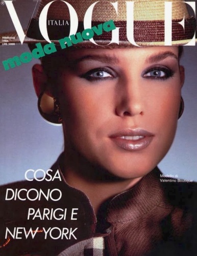 Vogue Italia February 1984-1 : Anette Stai by Hiro | the Fashion Spot