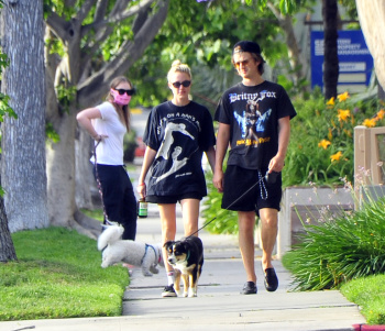 Joe Keery & Maika Monroe - Out walking their dog in Beverly Hills, May 16, 2020