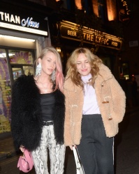 Josephine de La Baume - Leaving Kyle De'Volle birthday party with Mary Charteris at The Windmill in London, November 25, 2021
