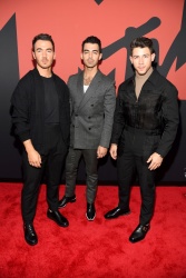 Jonas Brothers - Attends the 2019 MTV Video Music Awards at Prudential Center on August 26, 2019