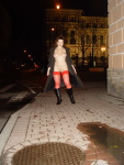 Alisa strolls the city at night and flashes her body  DirtyPublicNudity 