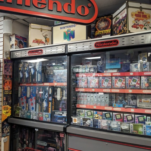 An impressive retro Nintendo collection