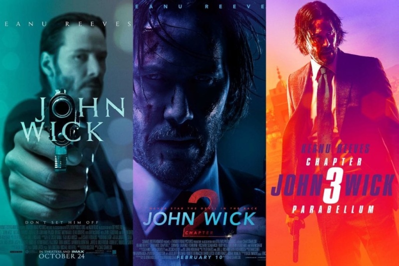 John Wick Collection (2014-2019) 1080p BluRay x264 {Dual Audio} • Movies