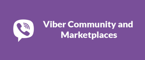 Viber Communities and Marketplaces
