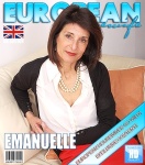 Mature Emanuelle (EU) (53) - British hairy housewife masturbating on the couch  Mature.nl