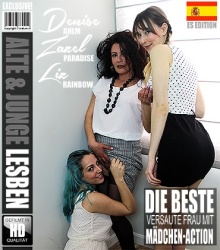 Mature - Denise Ahlm (EU) (21), Liz Rainbow (EU) (23), Zazel Paradise (EU) (51) - 3 alte und junge Lesben spielen miteinander  Mature.nl