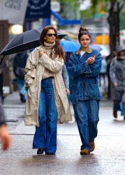 Katie Holmes and Suri Cruise - Out in New York 05/16/2024