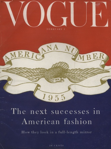 US Vogue February 1, 1955 : Americana Number 1955 by Priscilla Peck | the  Fashion Spot