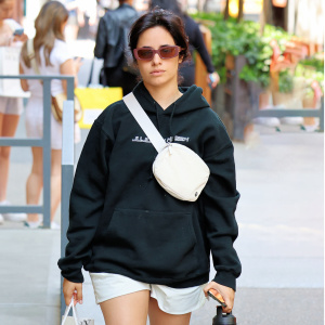 Camila Cabello Stops By McNally Jackson Bookstore In Soho Wearing A Jujutsu Kaisen Sweatshirt In New York City | 29.05.2023