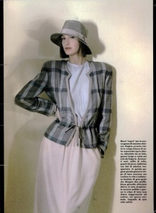 Vogue Italia January 1987 : Betty Lago by Hiro | the Fashion Spot
