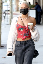 Pia Mia - seen out getting coffee at Urth Caffe in West Hollywood, California | 12/12/2020