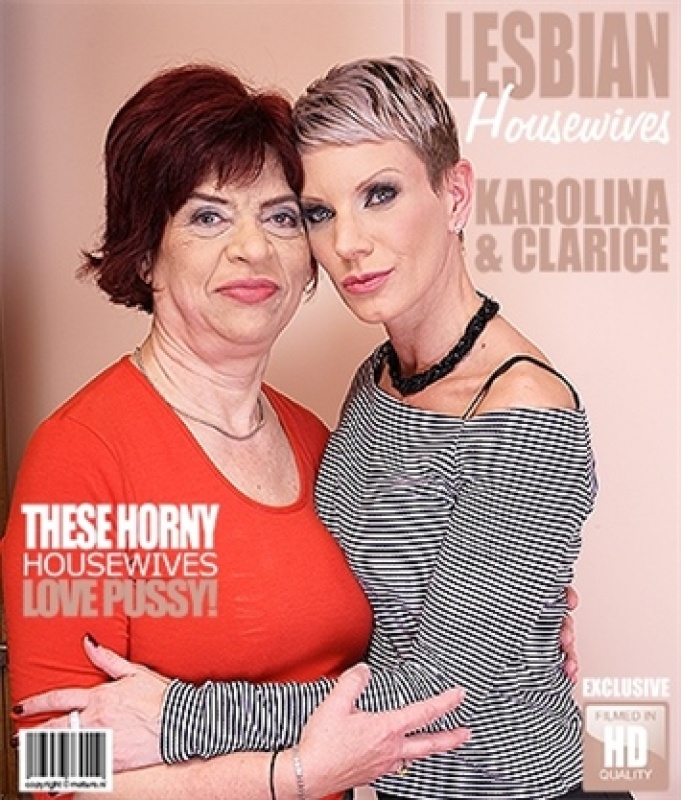 Karolina K, Mia Wallace - 2 mature lesbians sharing their pussies - 1080p