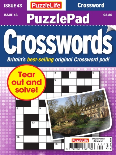 PuzzleLife PuzzlePad Crosswords - Issue 43 - February (2020)