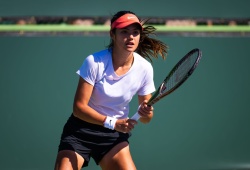 Emma Raducanu - practice session on Day 2 of the BNP Paribas Open, Indian Wells CA - March 4, 2024