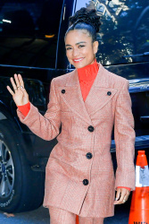 Lauren Ridloff - Arrives at the Tamron Hall Show in New York City, November 3, 2021