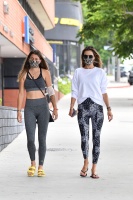 Alessandra Ambrosio - heads to the gym with a friend in Los Angeles, California | 06/19/2020